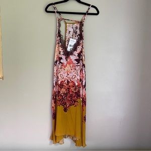 Free People Floral Haze Slip Dress